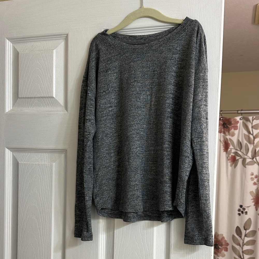 Abercrombie Kids Charcoal Long Sleeve Tee